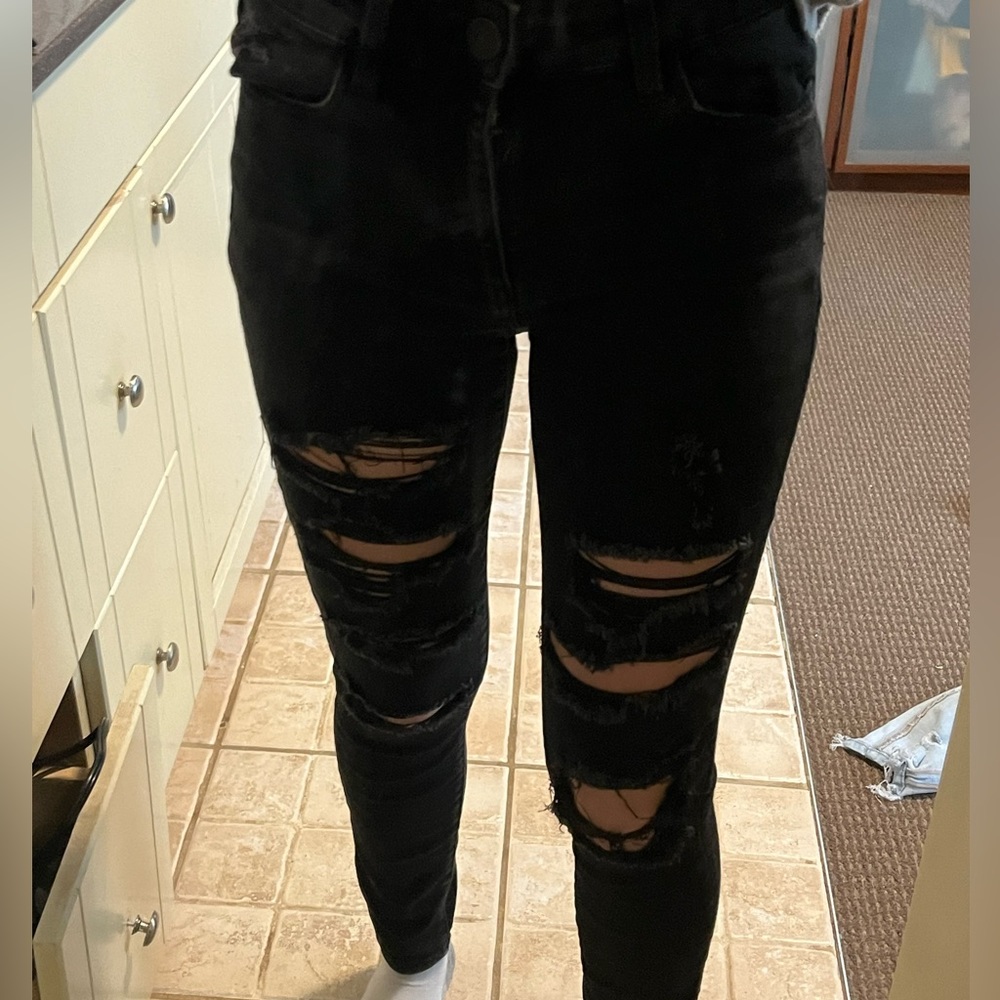 AE high-waisted jeans
